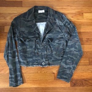 Crop Military Jacket